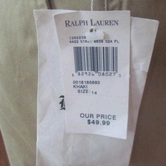 NWT RALPH LAUREN SPORT Khaki Skirt Size 14 - Picture 6 of 8